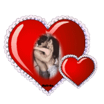 Gif animé coeur rouge